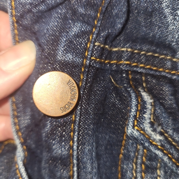 Sugar Magnolia Jean Jacket Vest - Picture 4 of 7